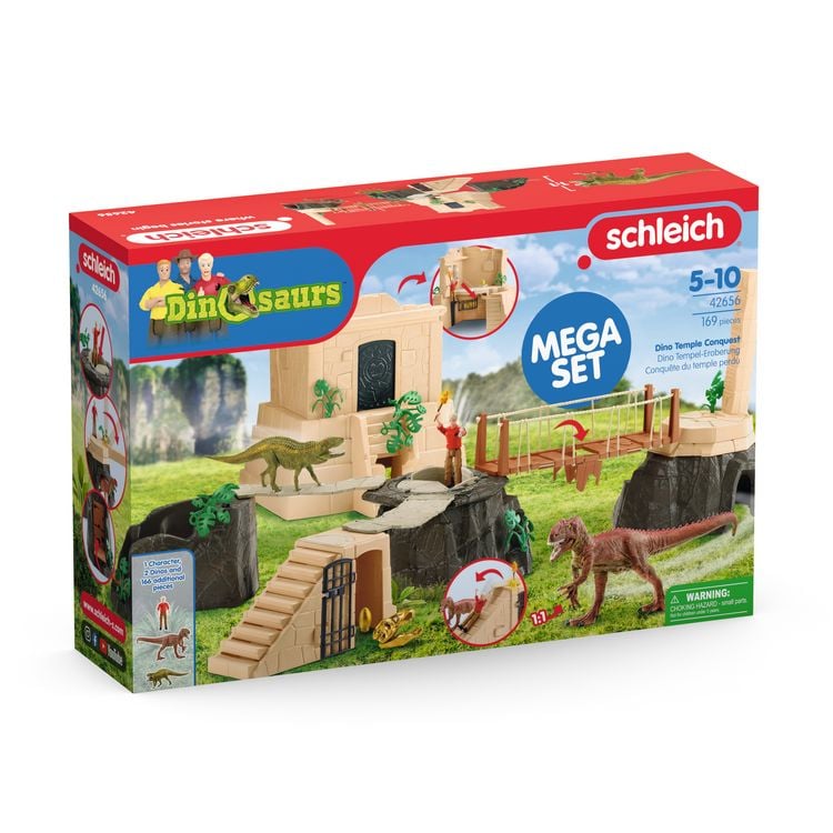 Produktbild: schleich&reg; Dinosaurs Dino Tempel-Eroberung Mega-Set