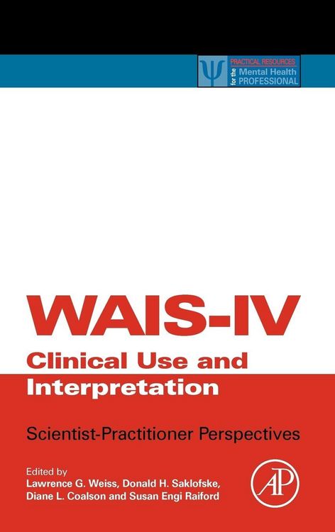 Produktbild: WAIS-IV Clinical Use and Interpretation