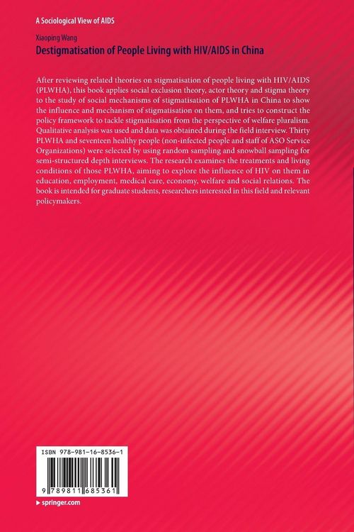 Produktbild: Destigmatisation of People Living with HIV/AIDS in China