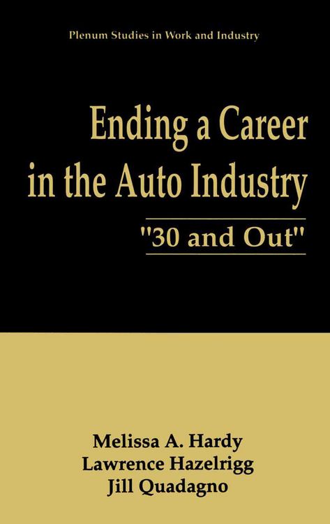 Produktbild: Ending a Career in the Auto Industry