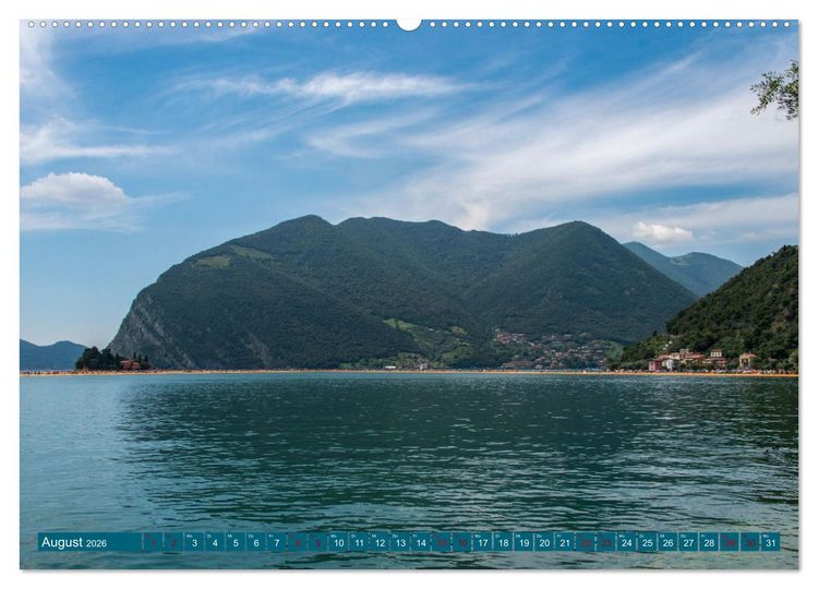 Produktbild: Iseo-See (Wandkalender 2026 DIN A2 quer), CALVENDO Monatskalender