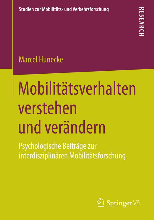 Produktbild: Mobilit&auml;tsverhalten verstehen und ver&auml;ndern