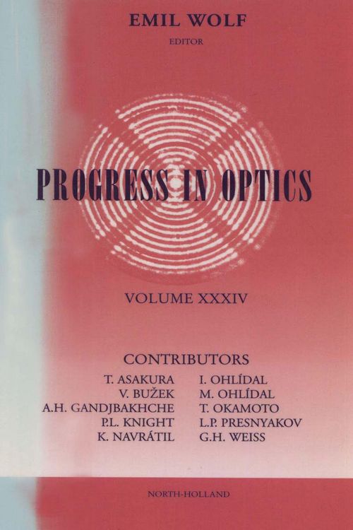 Produktbild: Progress in Optics
