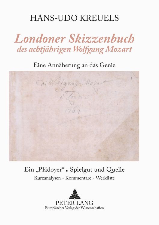Produktbild: &laquo;Londoner Skizzenbuch&raquo; des achtj&auml;hrigen Wolfgang Mozart