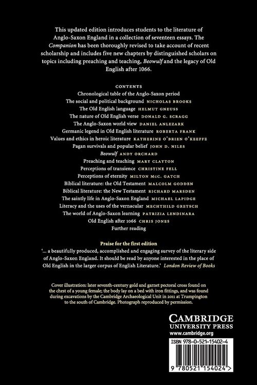 Produktbild: The Cambridge Companion to Old English Literature