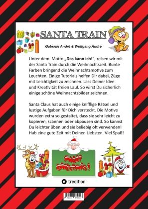 Produktbild: Craftbook - Eisenbahnen - Turtrials - Weihnachtsmotive - Santa Claus - Elch - Elfen - Knifflige R&auml;tsel - Lustige Aufgaben - Christbaum