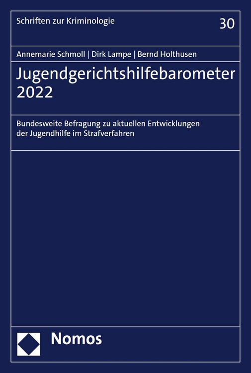Produktbild: Jugendgerichtshilfebarometer 2022