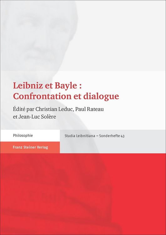 Produktbild: Leibniz et Bayle : Confrontation et dialogue