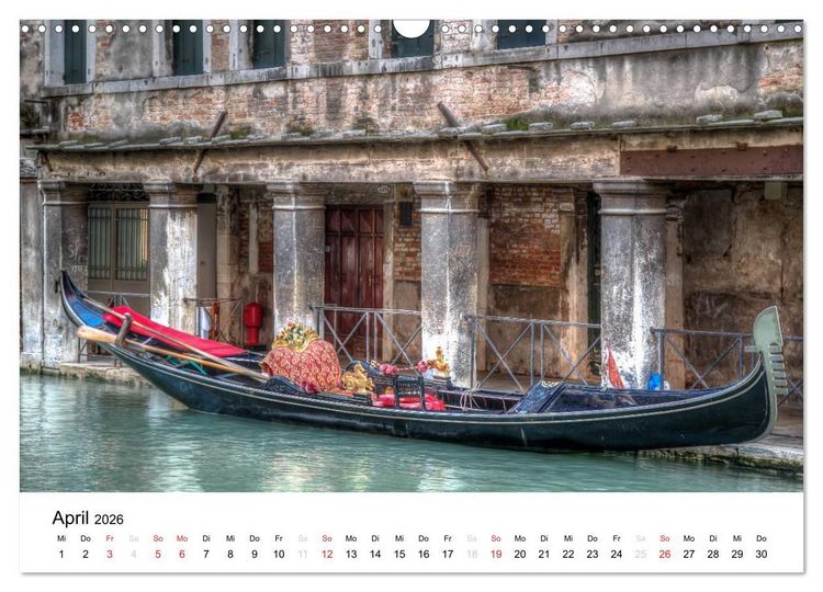 Produktbild: Venedig - La Serenissima 2026 (Wandkalender 2026 DIN A3 quer), CALVENDO Monatskalender