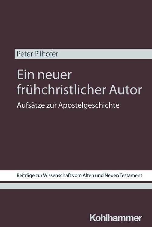 Produktbild: Ein neuer fr&uuml;hchristlicher Autor