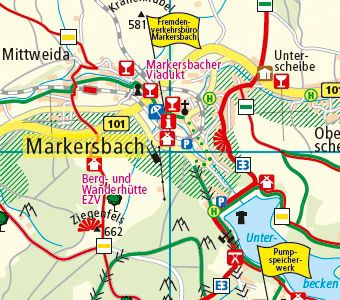Produktbild: Publicpress Rad- und Wanderkarte Erzgebirge, Region Fichtelberg 1:50.000