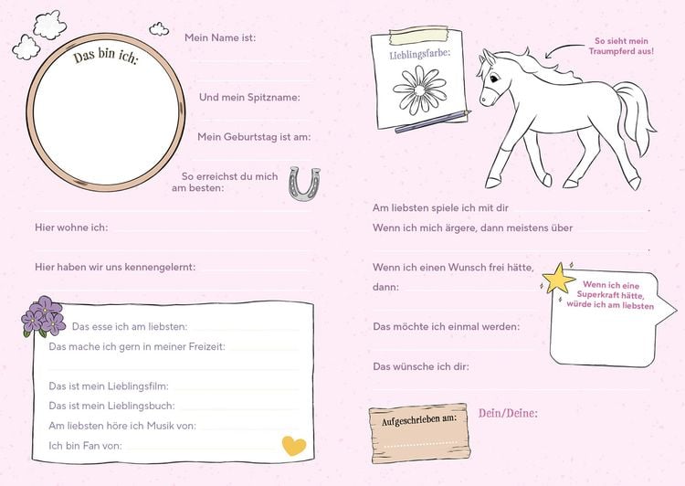 Produktbild: HOPPi GALOPPi: Mein Freundschaftsbuch