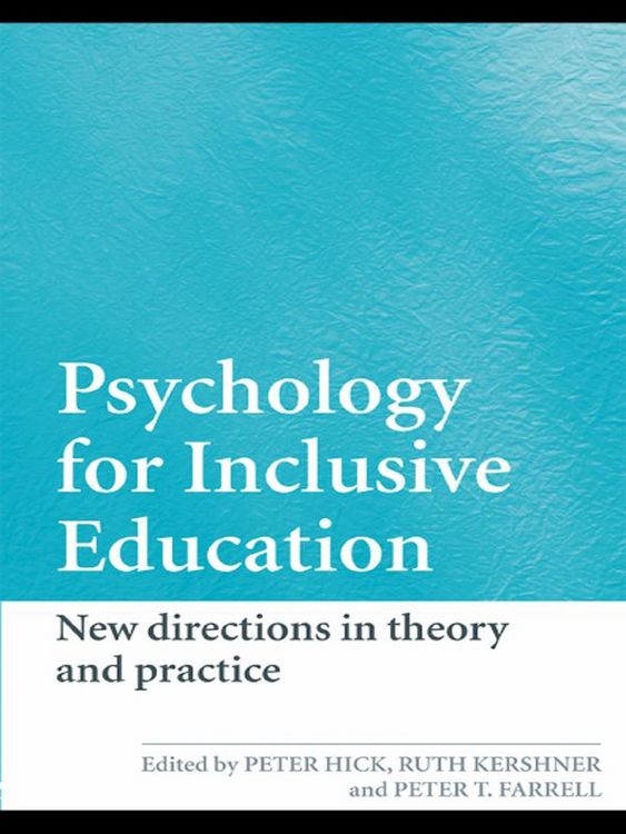 Produktbild: Psychology for Inclusive Education