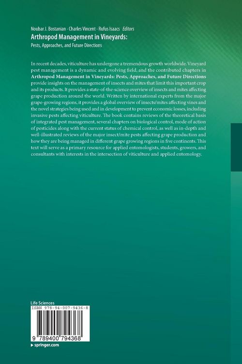 Produktbild: Arthropod Management in Vineyards: