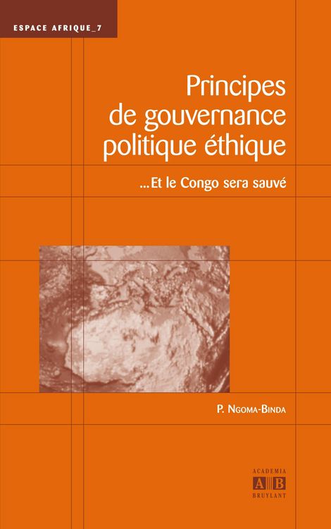 Produktbild: Principes de gouvernance politique &eacute;thique