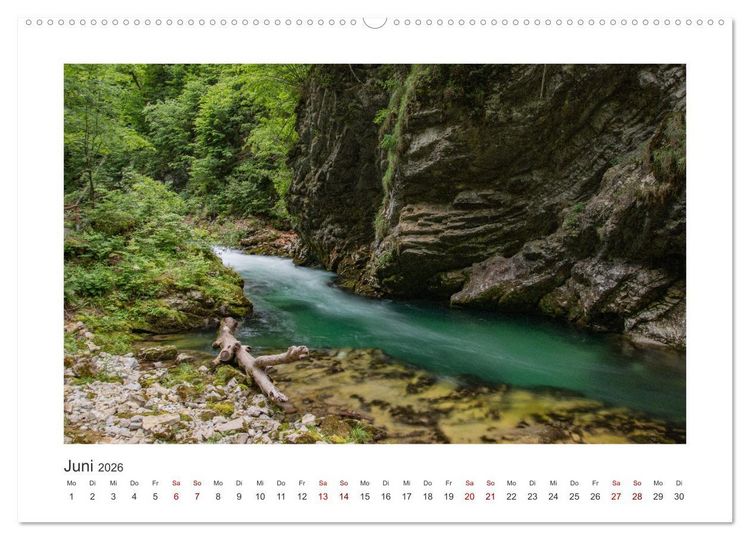 Produktbild: Slowenien - Wilde B&auml;ren und zauberhafte Natur (hochwertiger Premium Wandkalender 2026 DIN A2 quer), Kunstdruck in Hochglanz