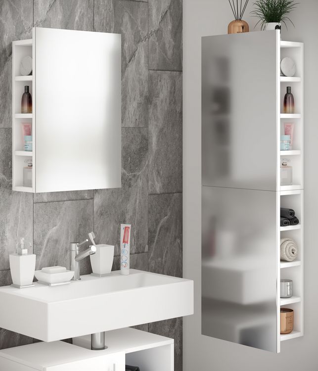 Produktbild: Badm&ouml;bel Spiegelschrank Spiegel Flandu L