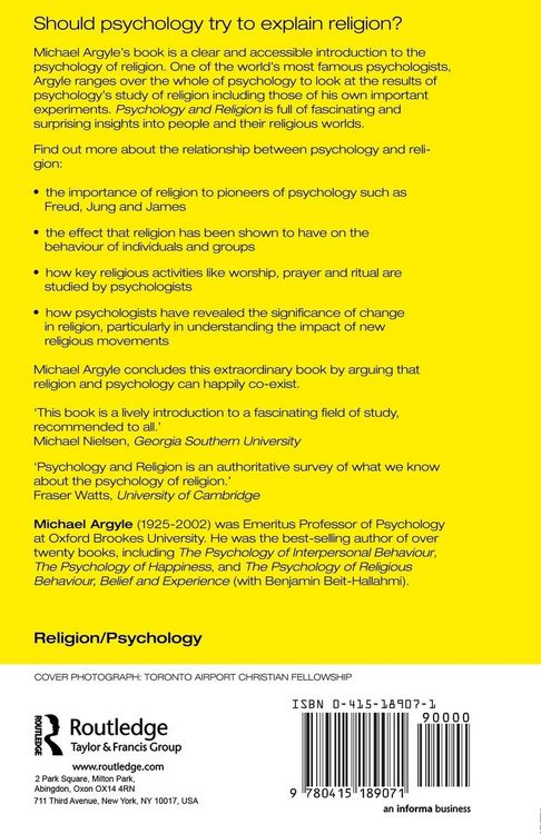 Produktbild: Psychology and Religion