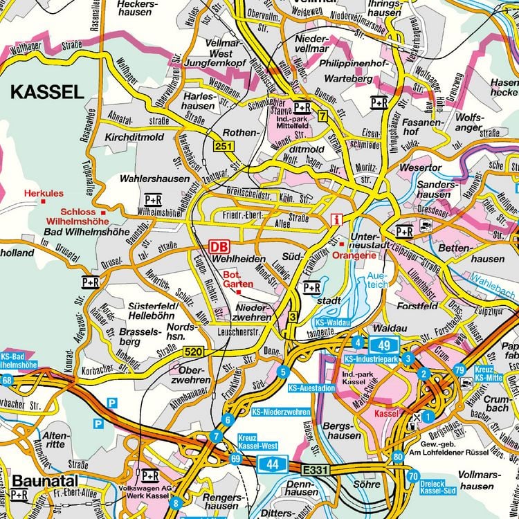 Produktbild: Falk Cityplan Kassel 1:15.000