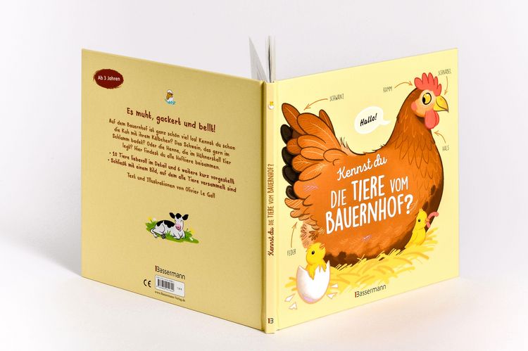Produktbild: Kennst du die Tiere vom Bauernhof? - Sachbilderbuch f&uuml;r Kinder ab 3 Jahren