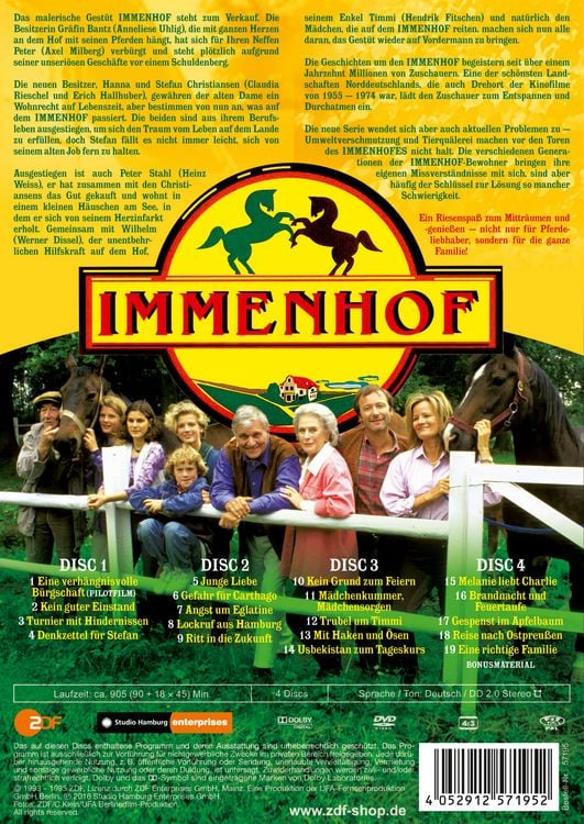 Produktbild: Immenhof - Die komplette Serie [4 DVDs]