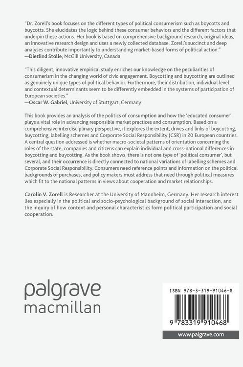 Produktbild: Varieties of Political Consumerism