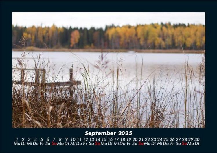 Produktbild: Landschaftskalender 2025 Fotokalender DIN A5