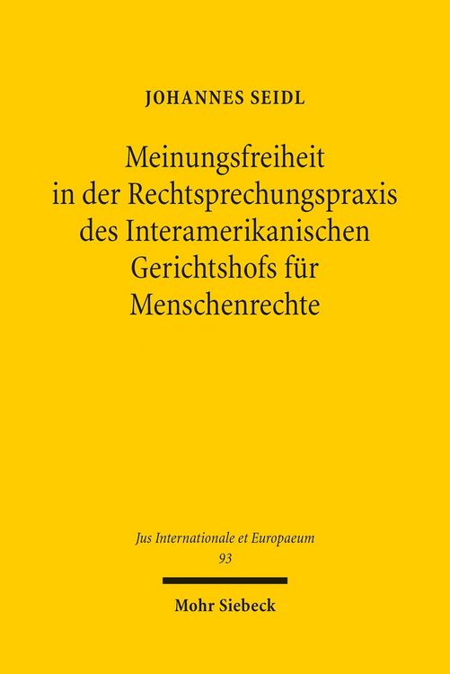Produktbild: Meinungsfreiheit in der Rechtsprechungspraxis des Interamerikanischen Gerichtshofs f&uuml;r Menschenrechte