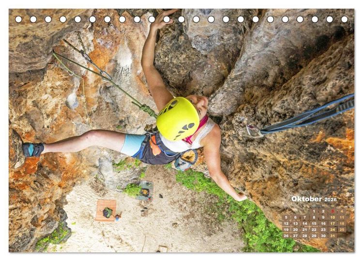Produktbild: Bouldern: Klettern extrem (Tischkalender 2026 DIN A5 quer), CALVENDO Monatskalender