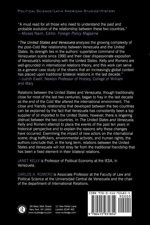 Produktbild: United States and Venezuela