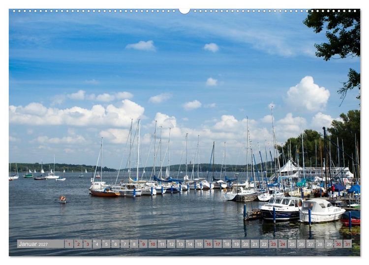 Produktbild: Hausbooturlaub Deutschland - Mecklenburgische Seenplatte (Wandkalender 2027 DIN A2 quer), CALVENDO Monatskalender