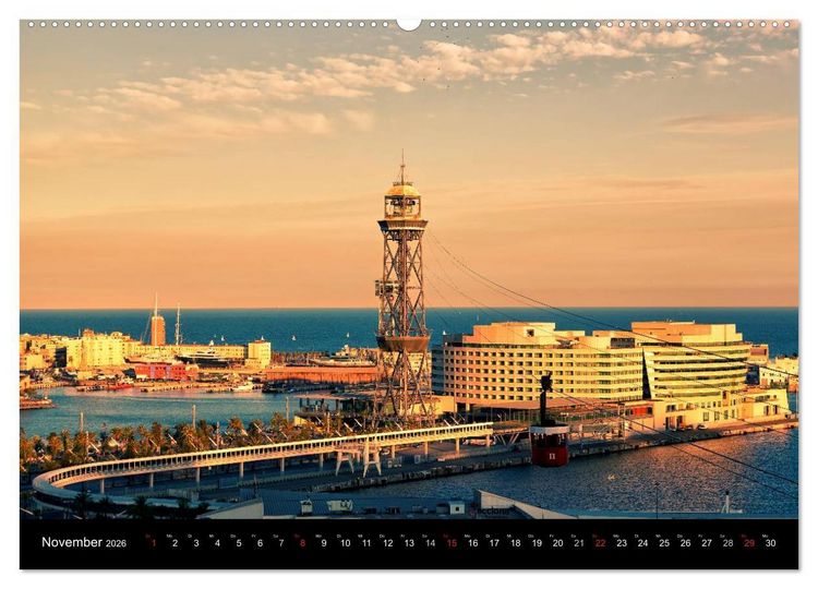 Produktbild: Barcelona - Stadtansichten (Wandkalender 2026 DIN A2 quer), CALVENDO Monatskalender