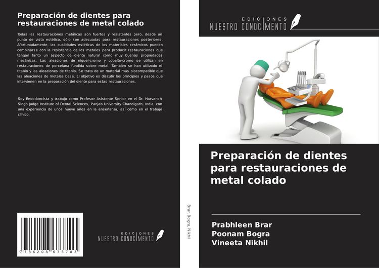 Produktbild: Preparaci&oacute;n de dientes para restauraciones de metal colado