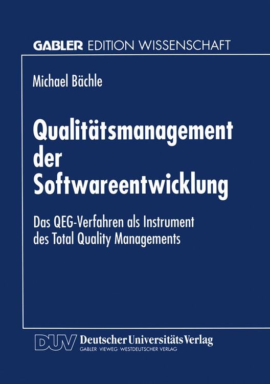 Produktbild: Qualit&auml;tsmanagement der Softwareentwicklung