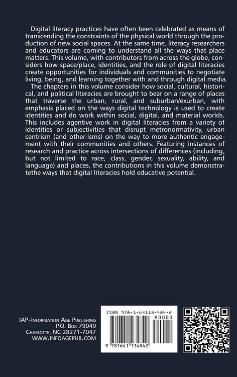 Produktbild: Negotiating Place and Space Through Digital Literacies