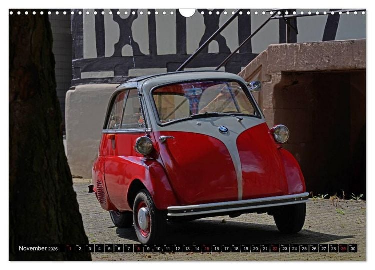 Produktbild: BMW Isetta - Die Knutschkugel (Wandkalender 2026 DIN A3 quer), CALVENDO Monatskalender