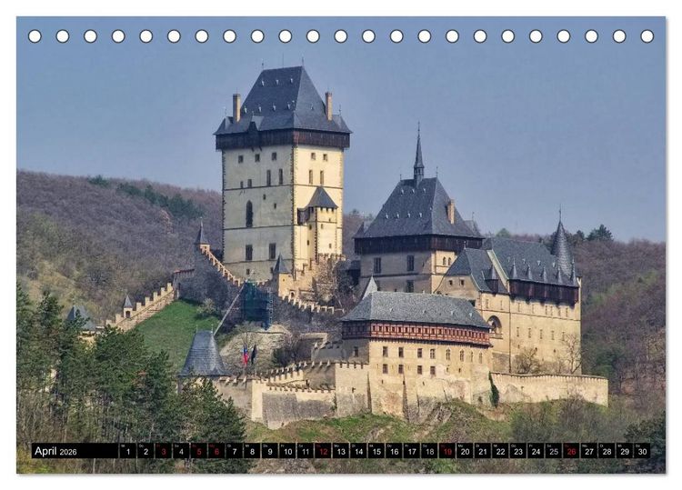 Produktbild: Tschechien (Tischkalender 2026 DIN A5 quer), CALVENDO Monatskalender