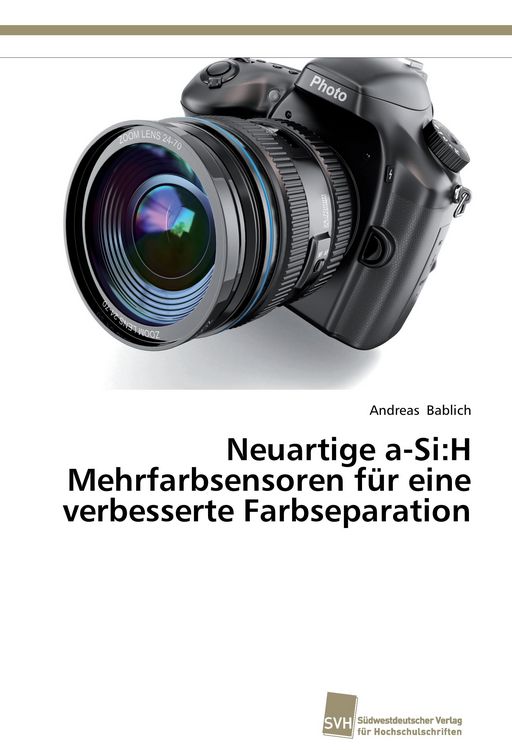 Produktbild: Neuartige a-Si:H Mehrfarbsensoren f&uuml;r eine verbesserte Farbseparation