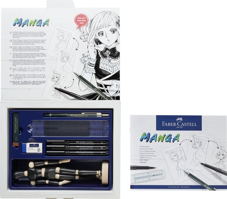 Produktbild: Faber-Castell Tuschestifte Pitt Artist Pens Manga Starter-Set