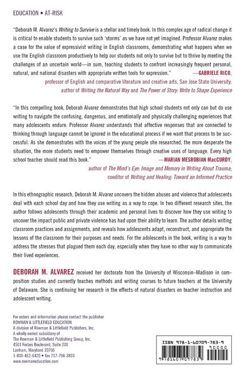 Produktbild: Writing to Survive