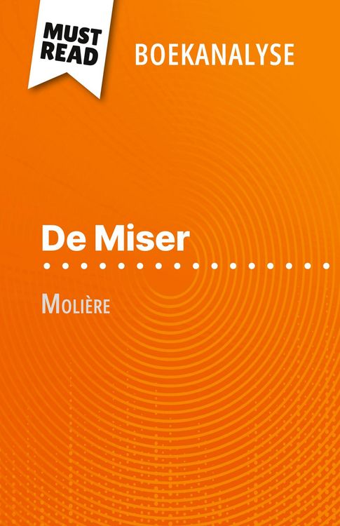 Produktbild: De Miser van Moli&egrave;re (Boekanalyse)