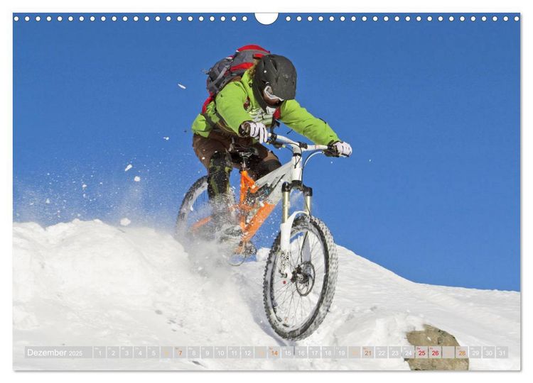 Produktbild: Mountainbike - Über Stock und Stein: Edition Funsport (Wandkalender 2025 DIN A3 quer), CALVENDO Monatskalender