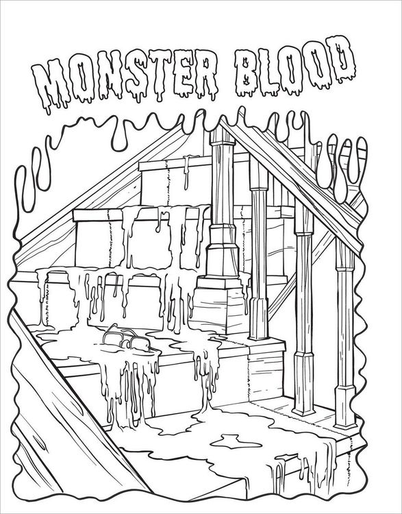 Produktbild: Goosebumps: The Official Coloring Book