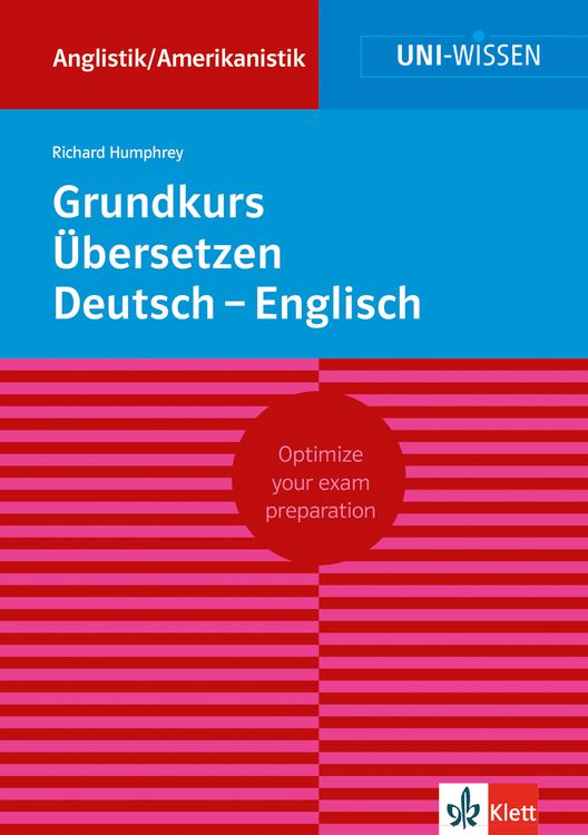 Produktbild: Grundkurs &Uuml;bersetzen Deutsch-Englisch