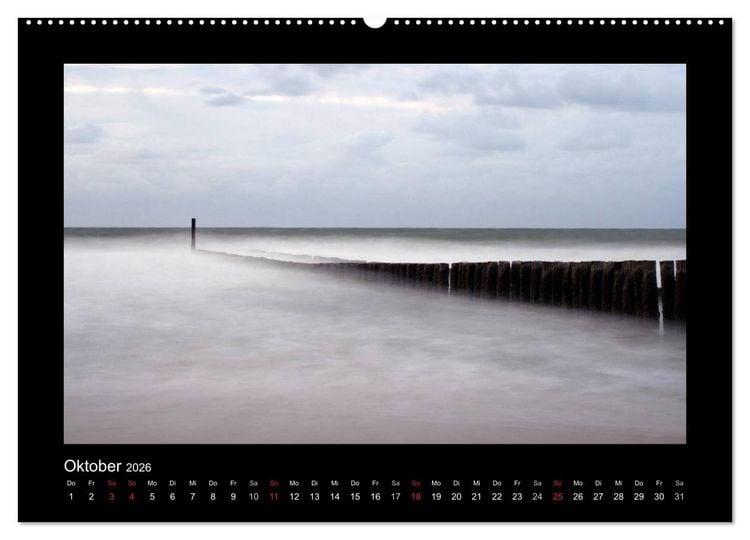 Produktbild: An der Nordsee (hochwertiger Premium Wandkalender 2026 DIN A2 quer), Kunstdruck in Hochglanz