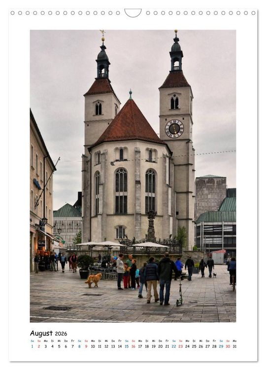 Produktbild: Regensburg - Ansichtssache (Wandkalender 2026 DIN A3 hoch), CALVENDO Monatskalender