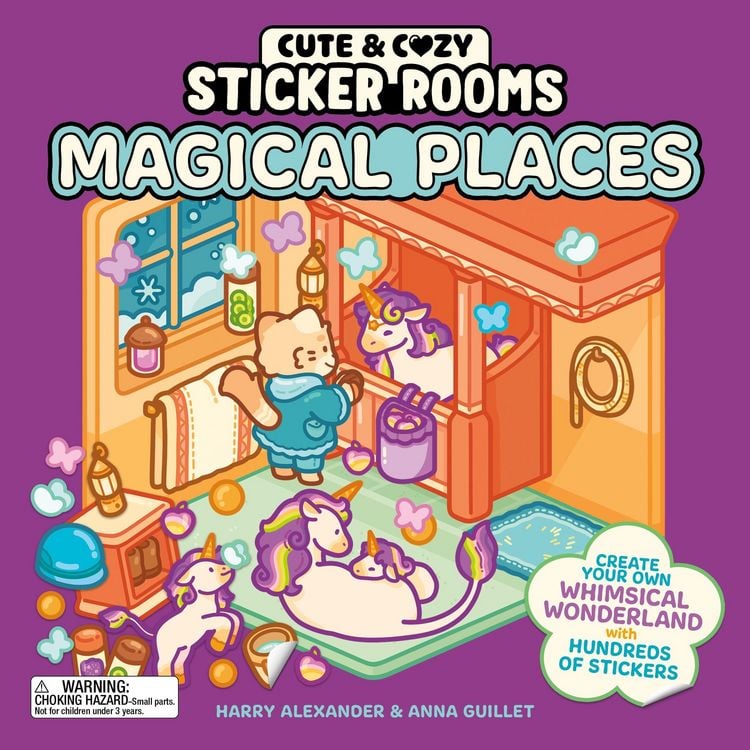 Produktbild: Cute & Cozy Sticker Rooms: Magical Places