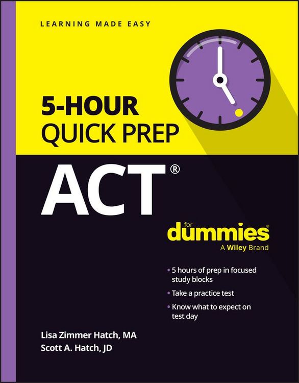 Produktbild: ACT 5-Hour Quick Prep For Dummies