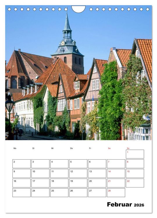 Produktbild: L&uuml;neburg, von der sch&ouml;nsten Seite (Wandkalender 2026 DIN A4 hoch), CALVENDO Monatskalender
