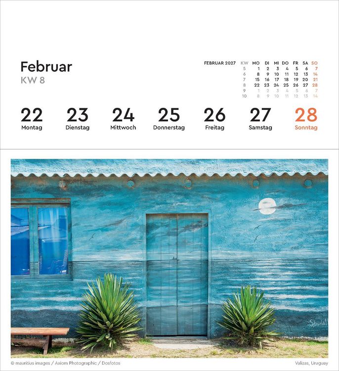 Produktbild: Urlaubsfeeling - KUNTH Postkartenkalender 2027